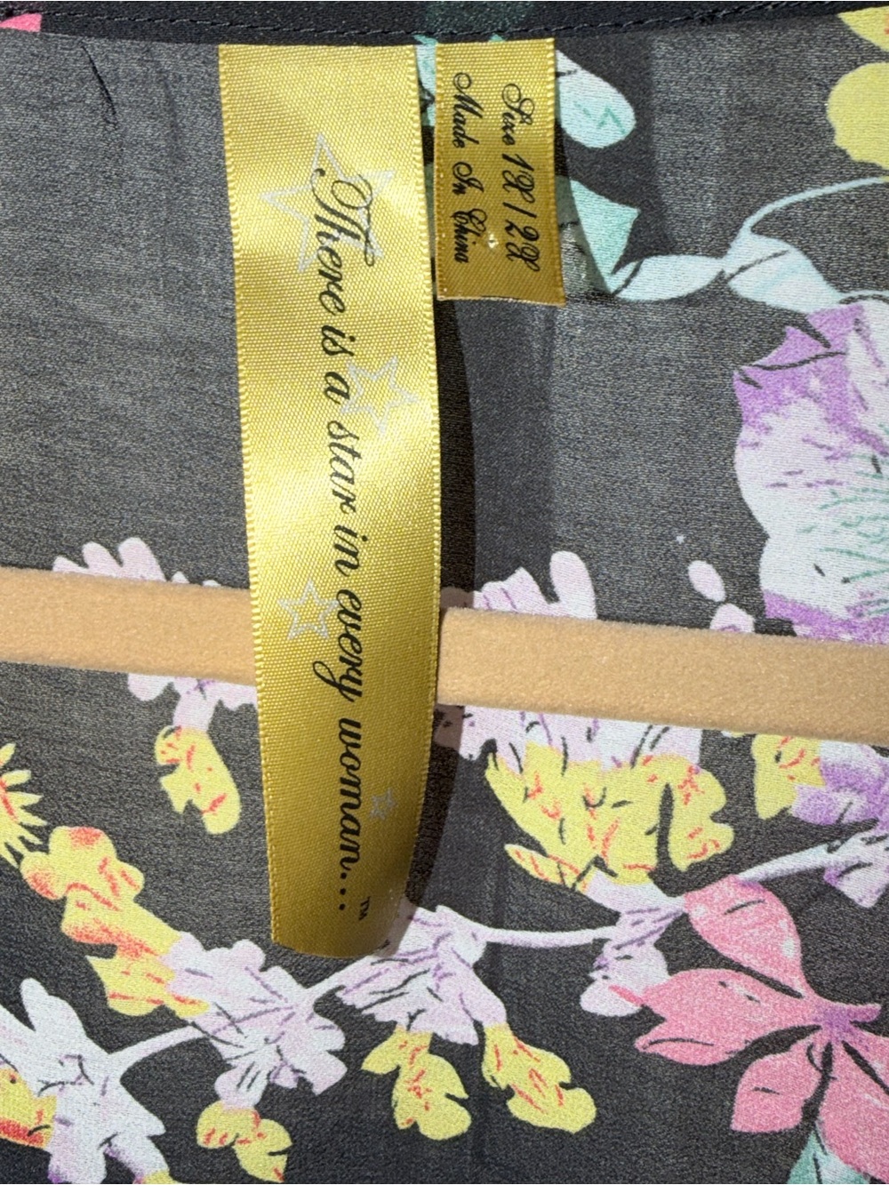 Sheer Black Floral Open Kimono/Swim cover up/Cardigan - Picture 3 of 7